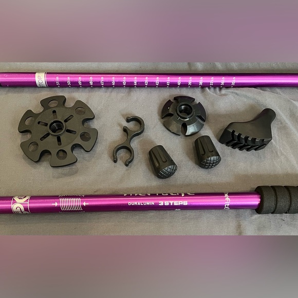 The Fit Life Other - The FitLife Duralumin Telescopic Antishock Trekking/Walking Pole Stick; 35-50”